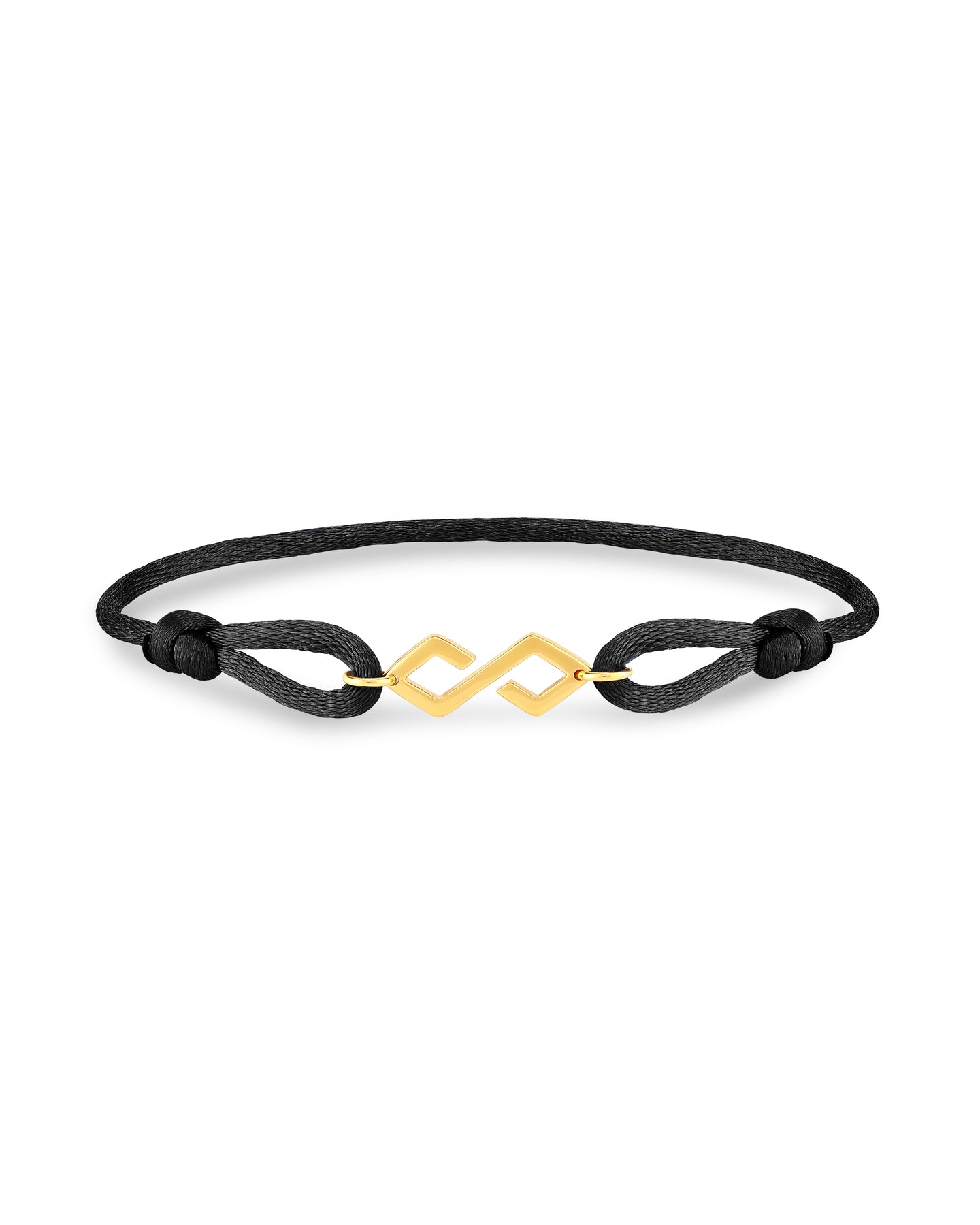 Bond Bracelet Gold - Black - KAREN WAZEN
